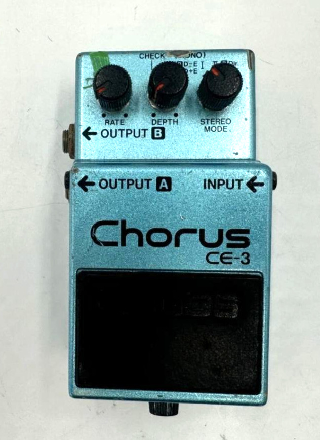 Boss CE-3 Chorus Guitar Effect Pedal Working Used