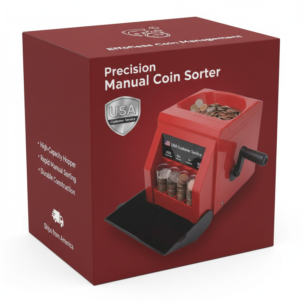MC-18X Precision Manual Coin Sorter and Wrapper