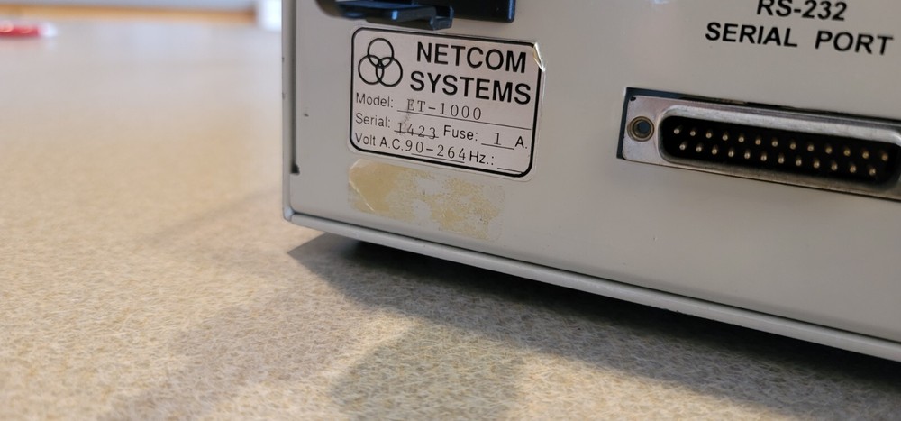 Netcom Systems ET-1000 802.3 Ethernet Tester Simulator/analyzer