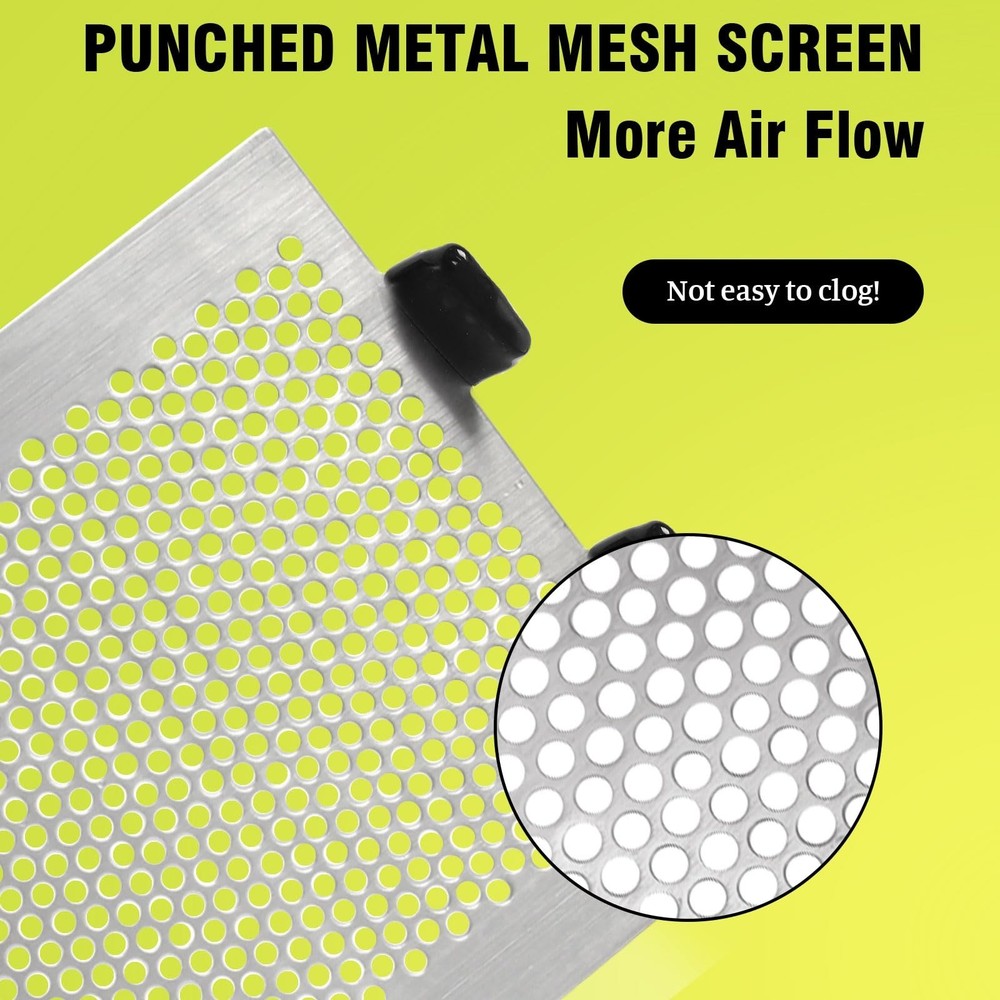 Punched Metal Mesh Screen for Extra-Large Green Egg, Bottom Vent Mesh Panel, ...