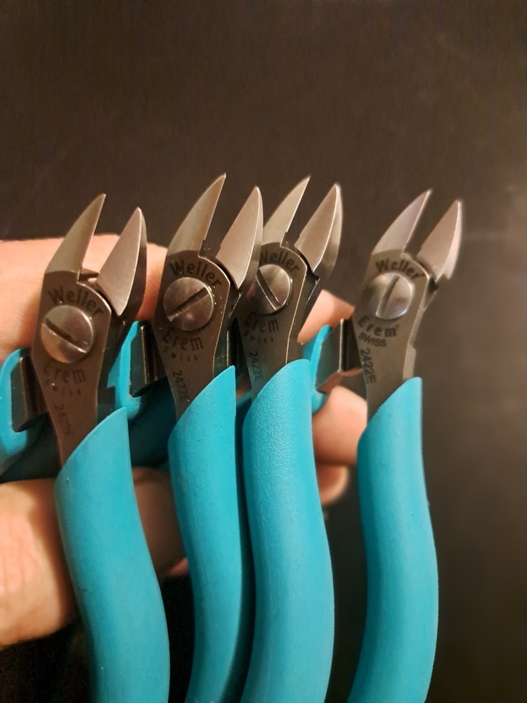 Precision 4 Swiss Aerospace Avionics Engineer Diagonal Flush Cutter Pliers Tool