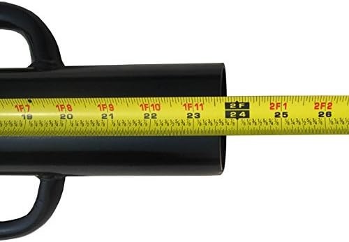 Fence Post Driver with Handle, 12LB Black Iron T Post Pole Pounder Hand Post Ram
