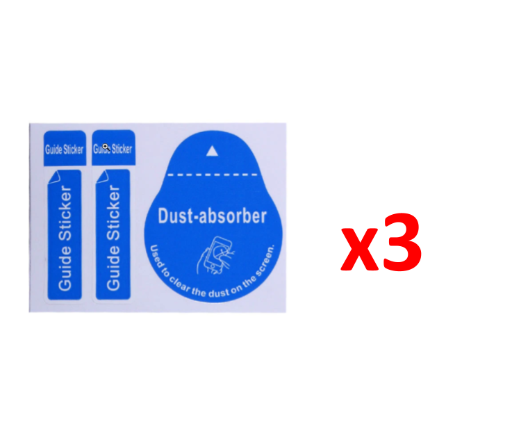 3x Google Pixel 6a Screen Protector w/ cloth and installation stickers