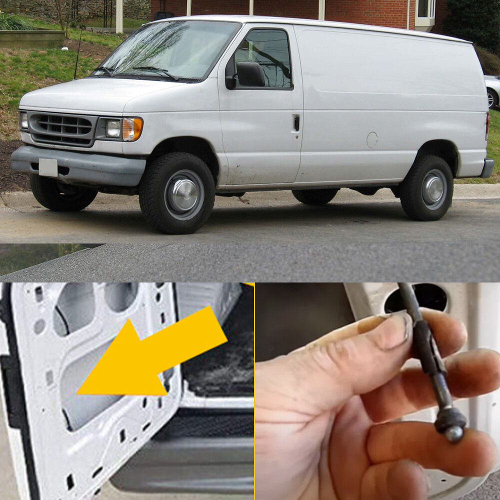 Left Side Hinged Door Latch Release Cable For 1992-2014 Ford E150 E250 E350 Van