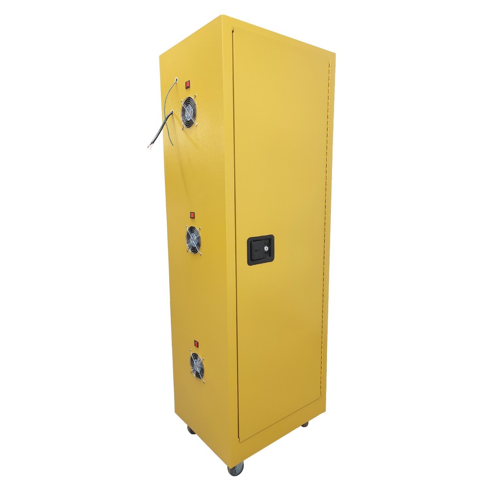 Fireproof Safety Explosion-Proof Box Mobile Battery Charging Cabinet w Socket