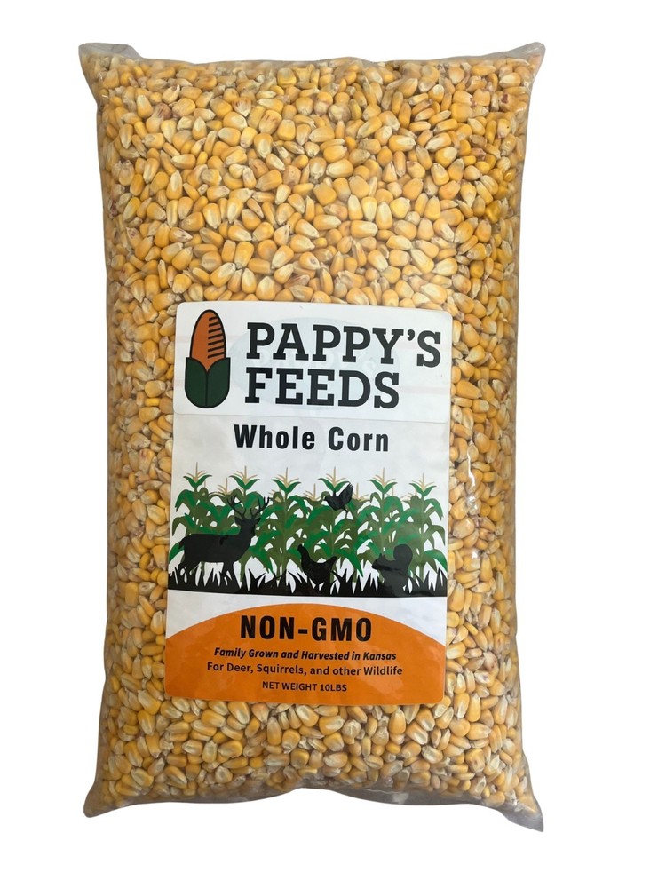 Pappy's Feeds- Non-GMO Whole Corn Feed 10lb Bag