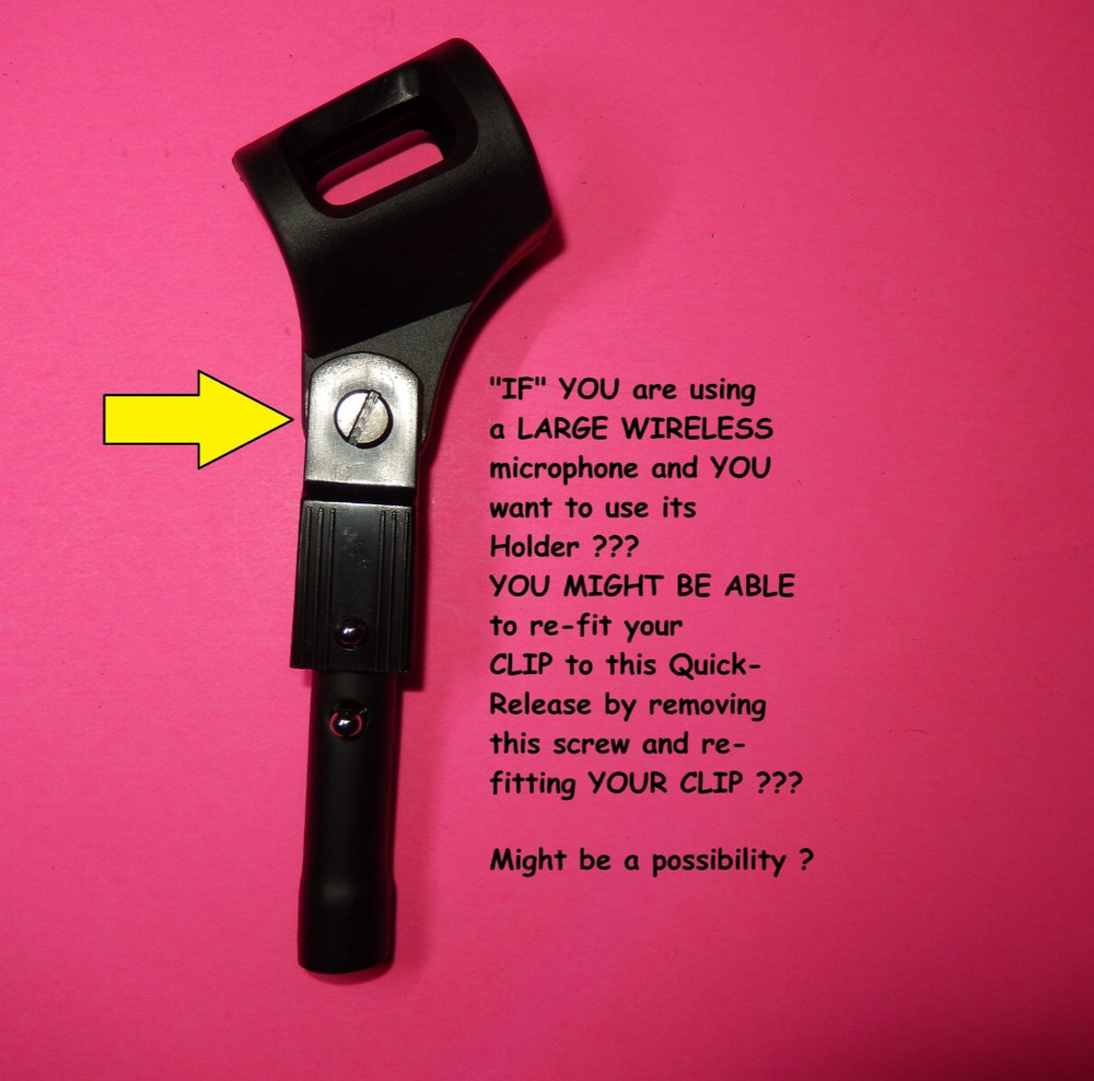 NEW Quick Release Microphone holder