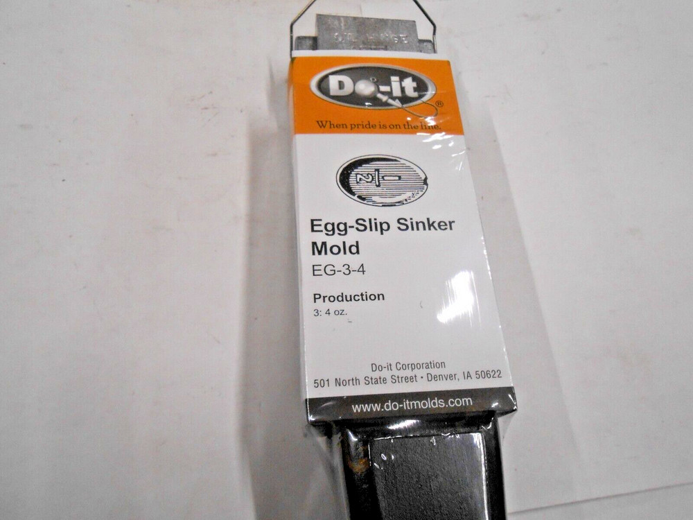 3254 DO-IT EGG SINKER MOLD 4 oz Free Shipping