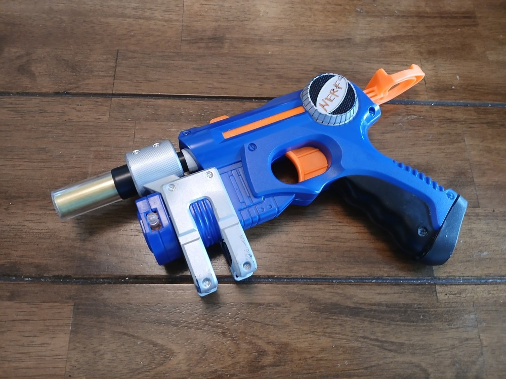 Modified Nerf Nitefinder (2004) - Blue Edition