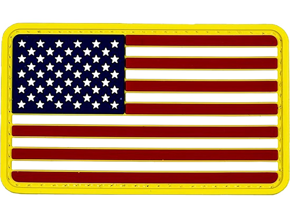 Merica Life US Flag Forward PVC Morale Patch