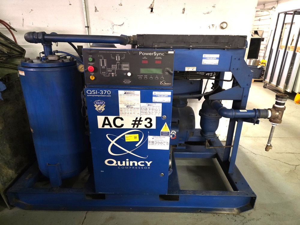 QUINCY QSI-370 ROTARY SCREW AIR COMPRESSOR POWERSYNC