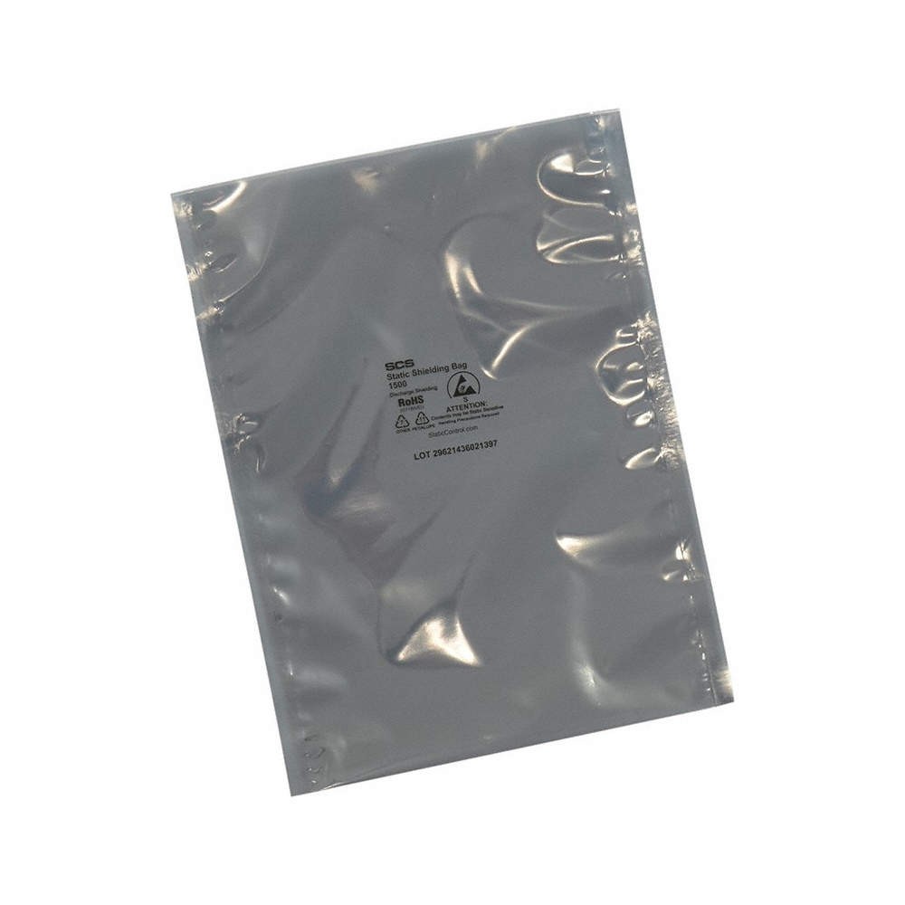 SCS 15046 Static Shielding Bag,4",6",Open,PK100 20FW81
