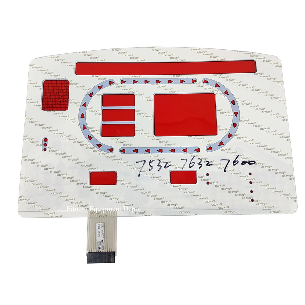 Treadmill Membrane Keypad Control Panel STAR TRAC 7532 7632 7600 Button Film