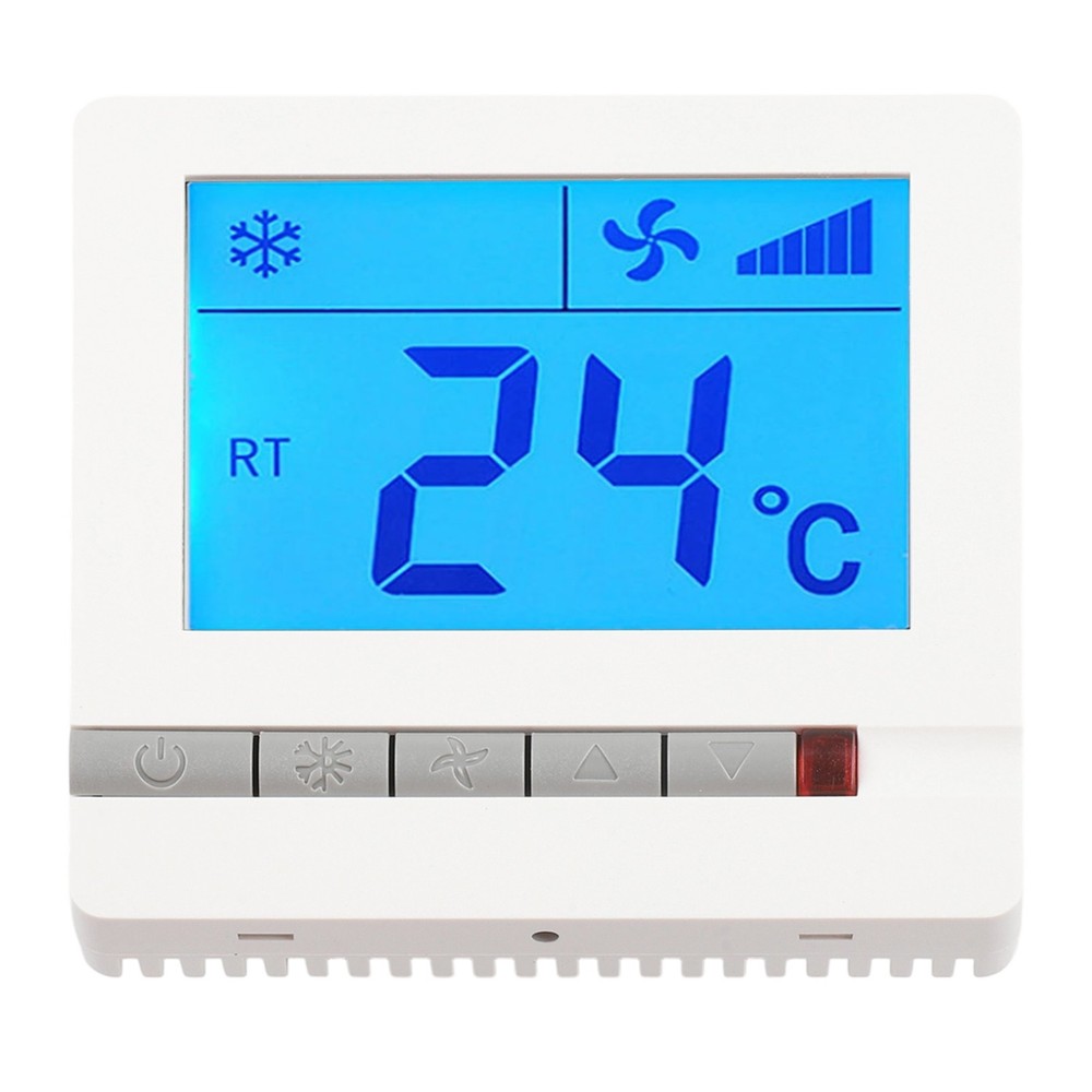 Fan and Temperature Controller with Large LCD Display for Easy Reading