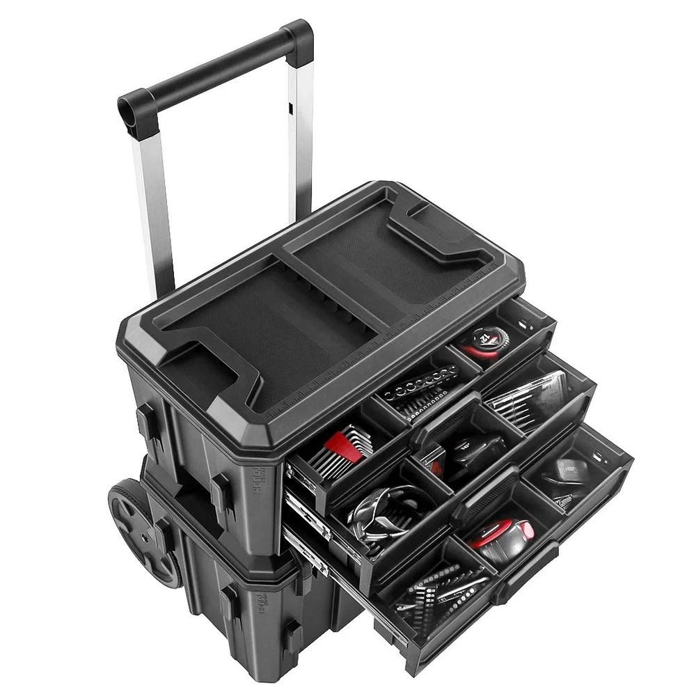Hyper Tough Hyper Stack 3 Drawer Tool Storage Box