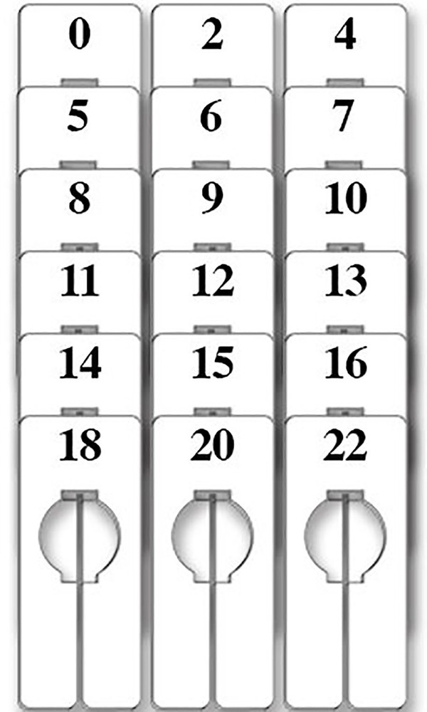SSWBasics Rectangular Size Dividers for Hangrail - Women's Variety Pack