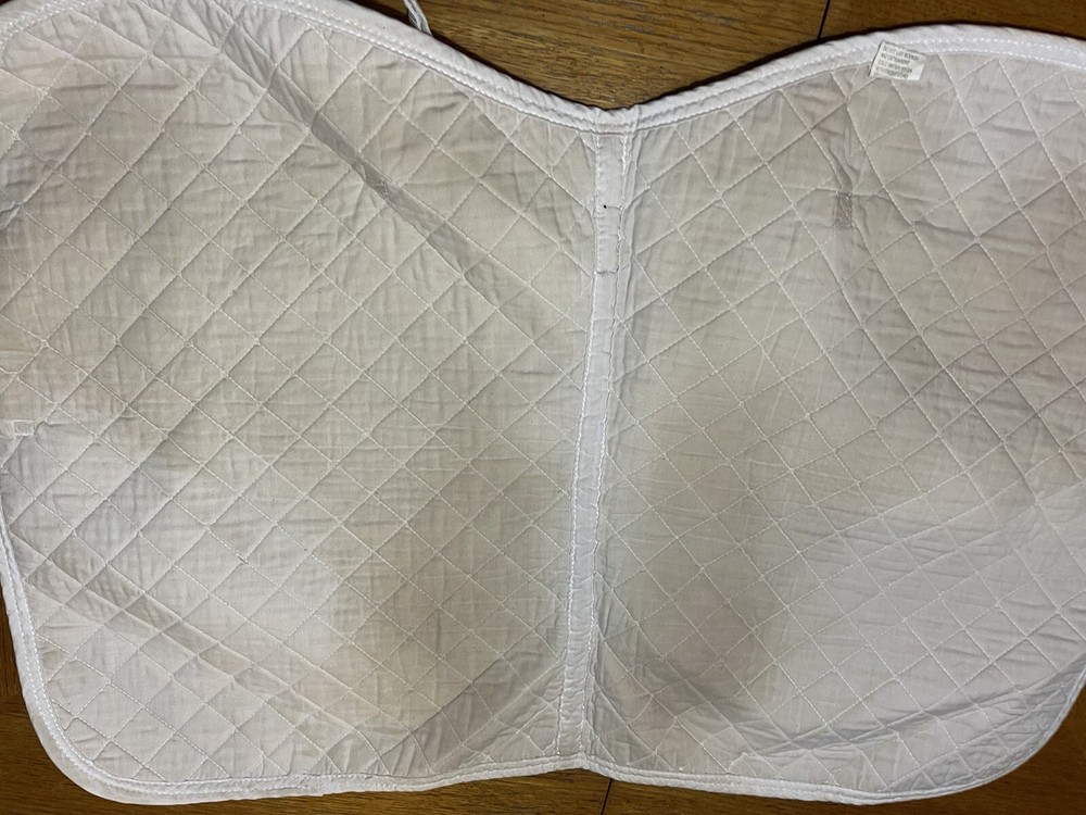 Dover All Purpose White, Thin, Saddle Pad