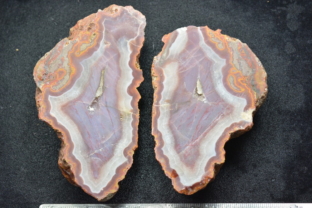Kerrouchen Agate Nodule Pair Morocco