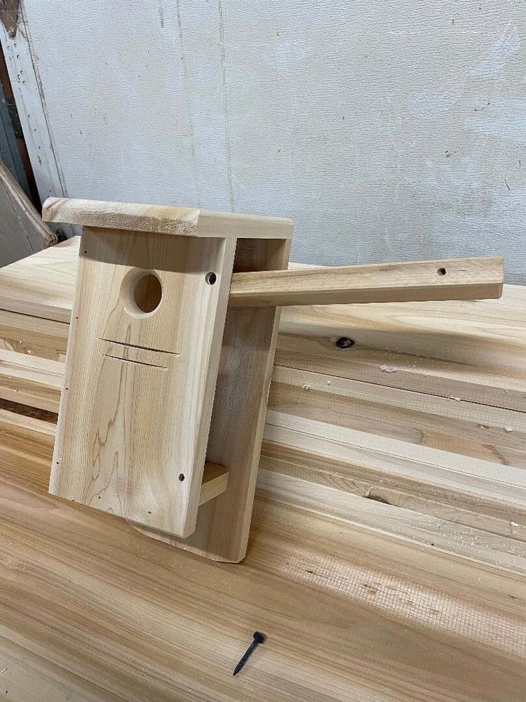 Tufted titmouse nest box