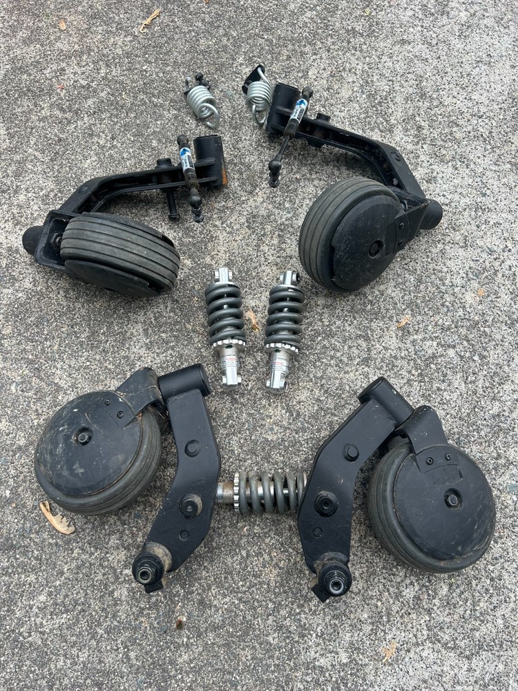 QUANTUM EDGE 2.0 WHEELCHAIR FRONT/ REAR CASTERS WITH FORK ASSEMBLIES AND SPRINGS