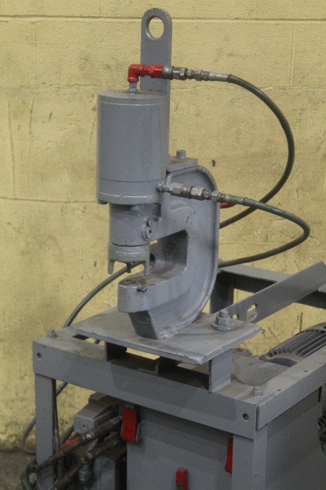 20 TON FABRILINE C FRAME HYDRAULIC FLANGE PUNCH: YODER #69702