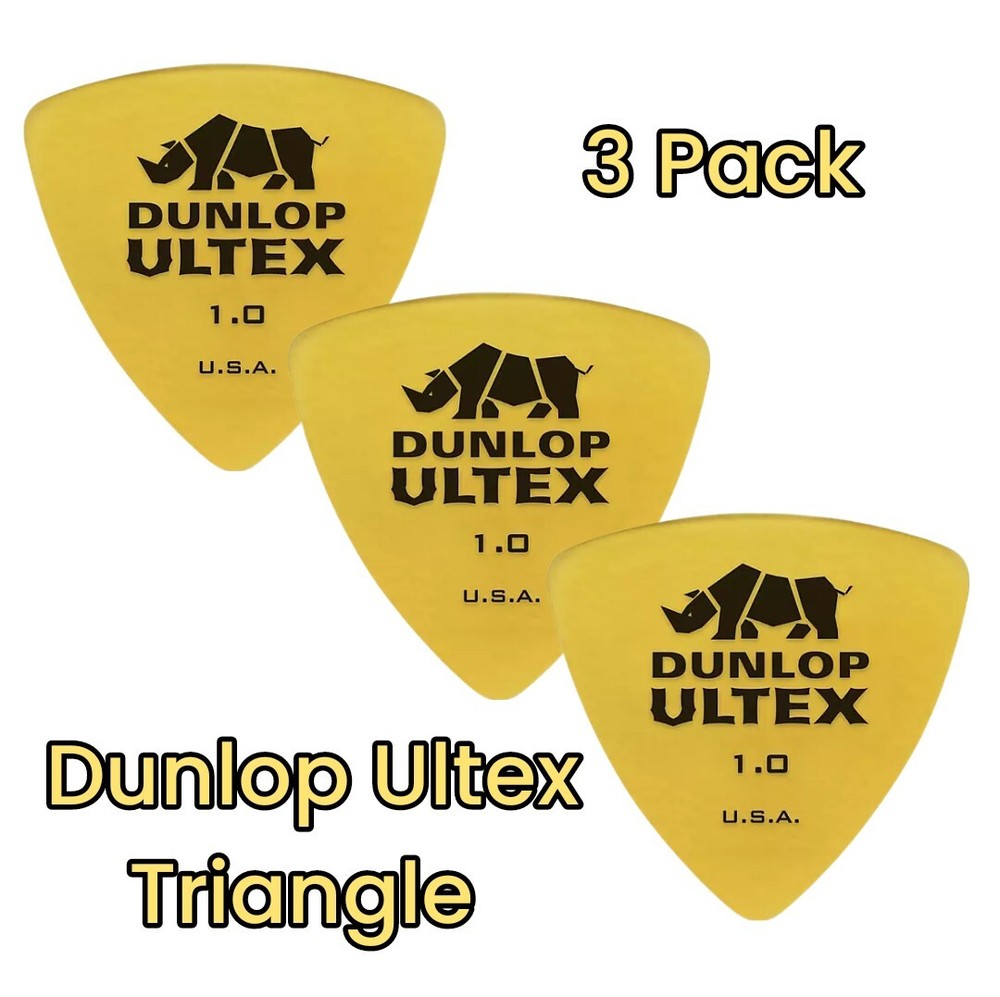 Dunlop Ultex Triangle 1.0mm - 3 Pack