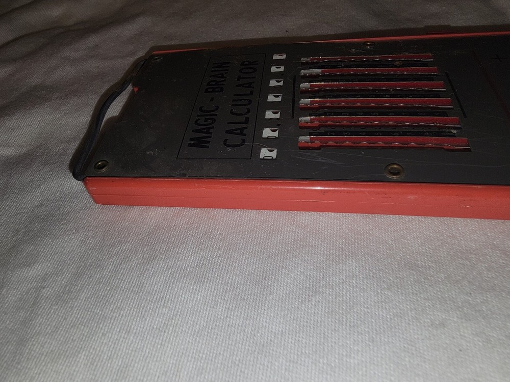 Vtg Magic-Brain Calculator Made In Japan