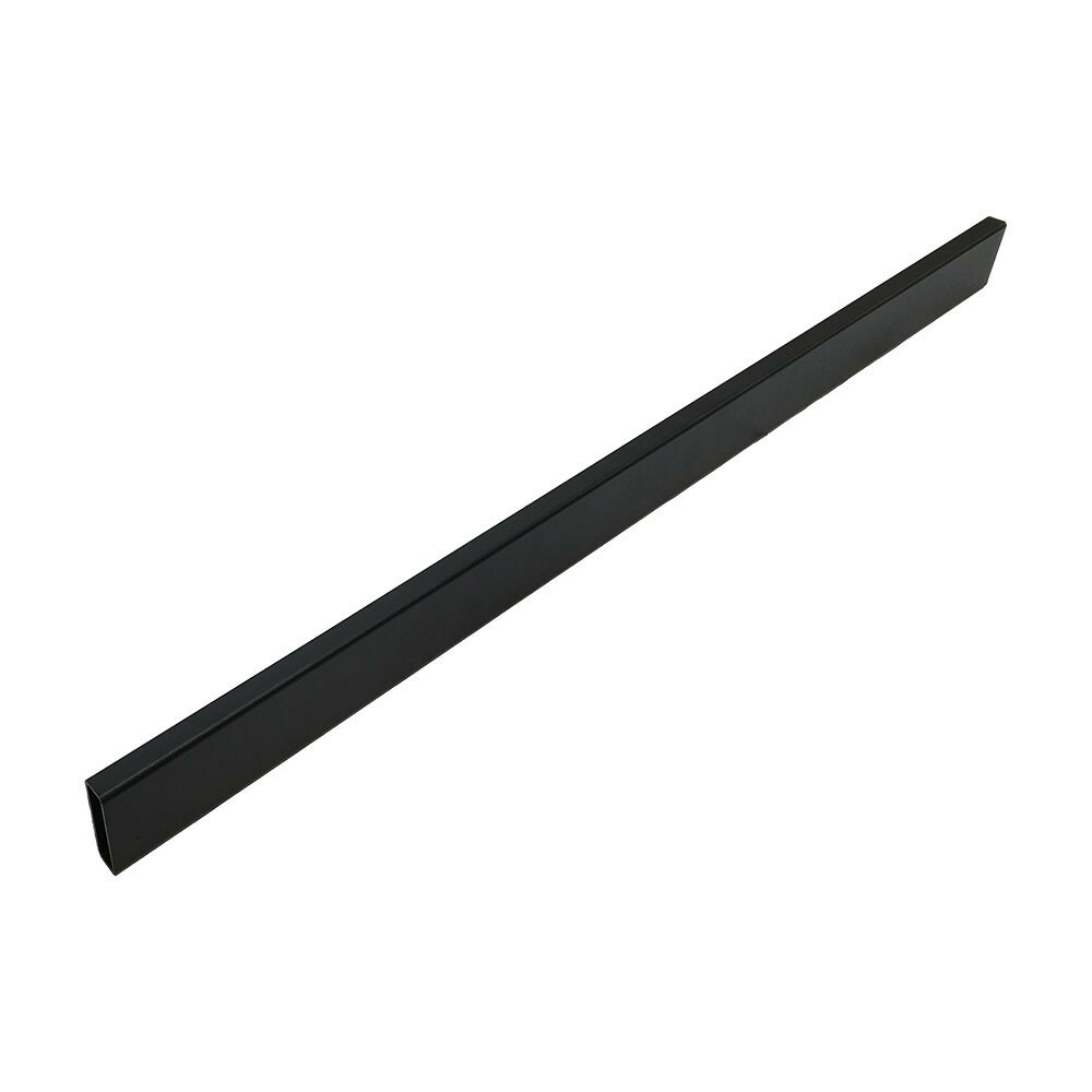 Pipe Style Rectangular Tubing Hangrail Retail Display Fixture 48'' Matte Black