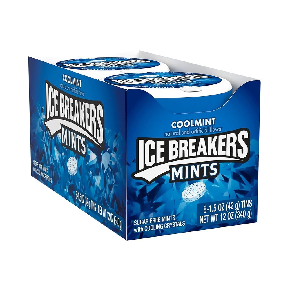 Coolmint Sugar Free Mints Tins, 1.5 oz 8 Count