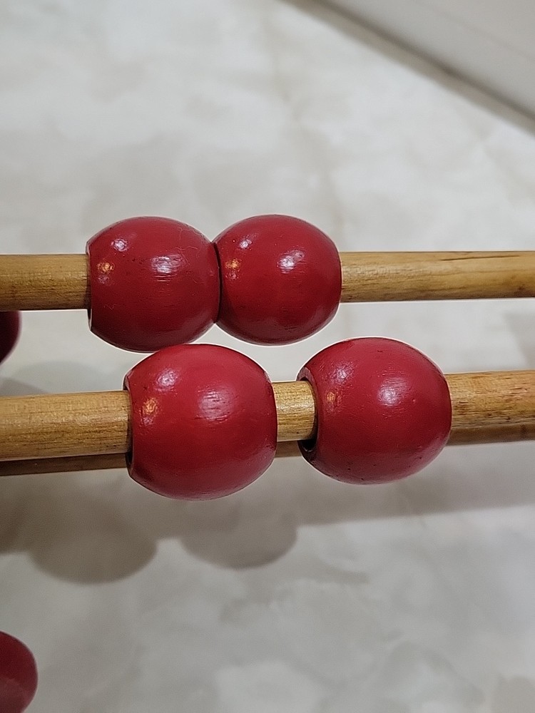 Vintage 1950s "Peg A Way" Wooden Pull Toy A Right Time Toy Missing Pull String