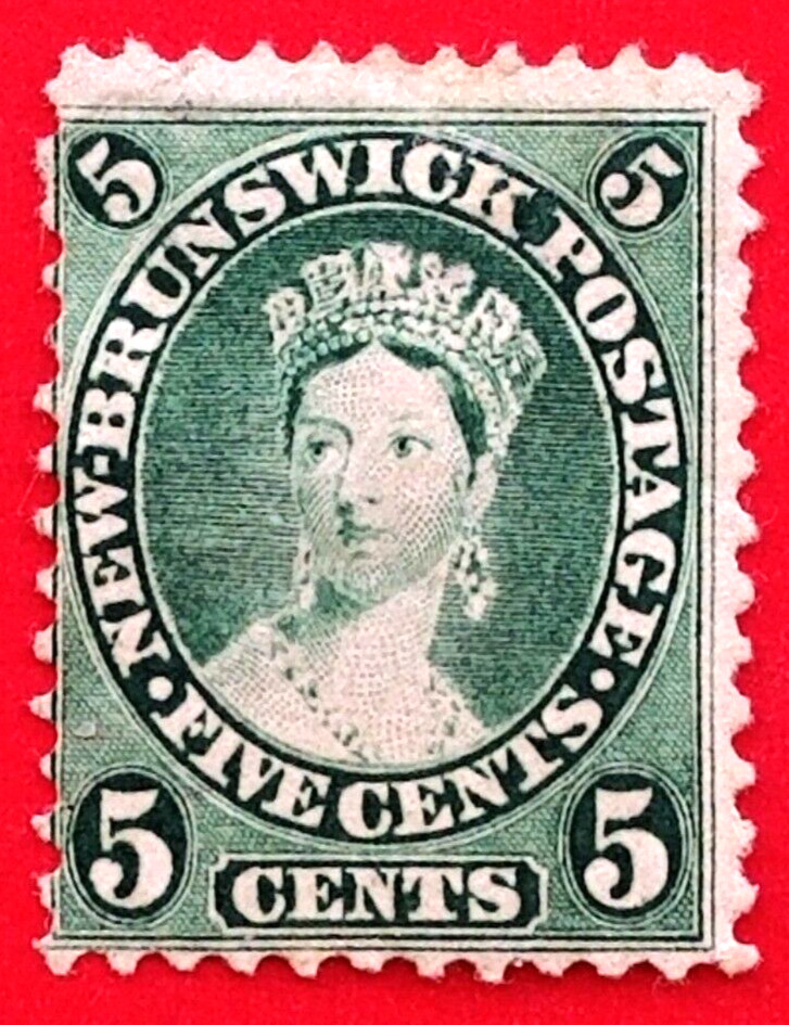Canada New Brunswick #8 Cents Issue Queen Victoria MNG