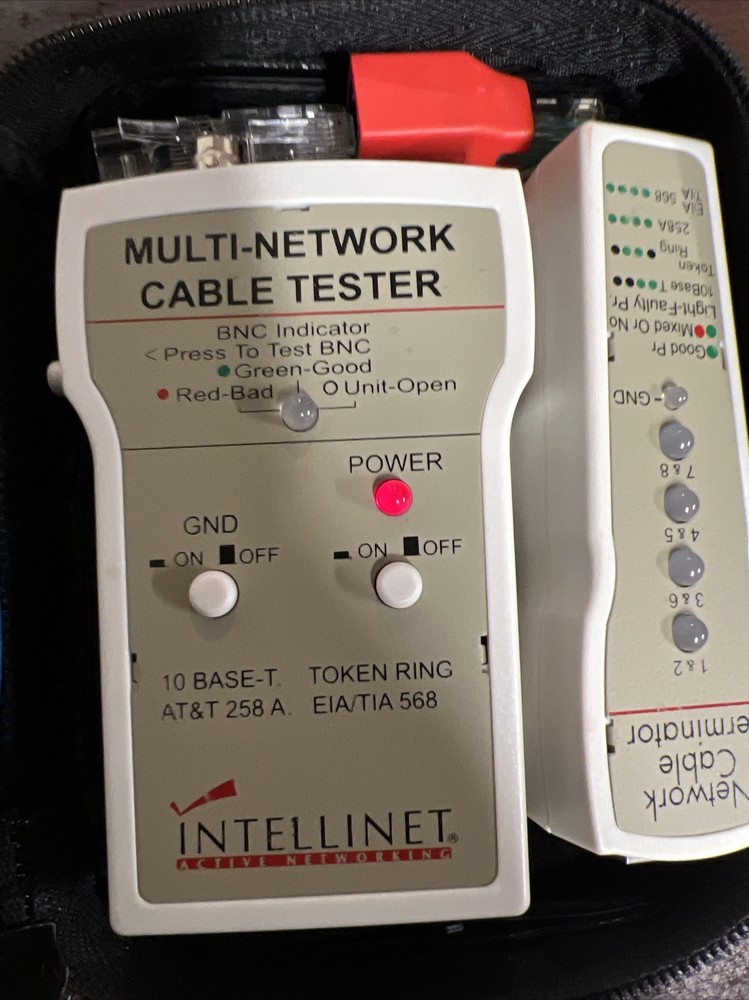 Intellinet Multifunction Cable Tester Multi-Network Terminator