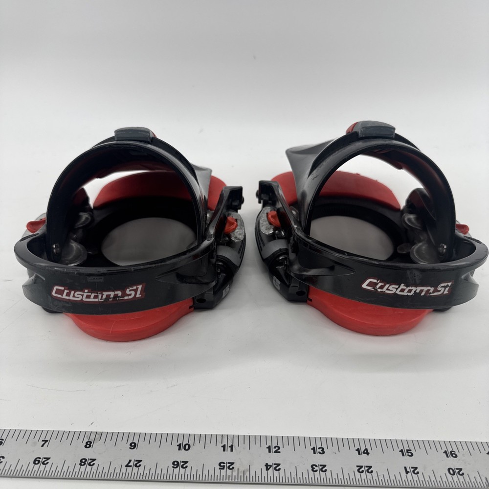 Burton Custom SI Snowboard Step in Bindings Size Medium US 8-10 READ