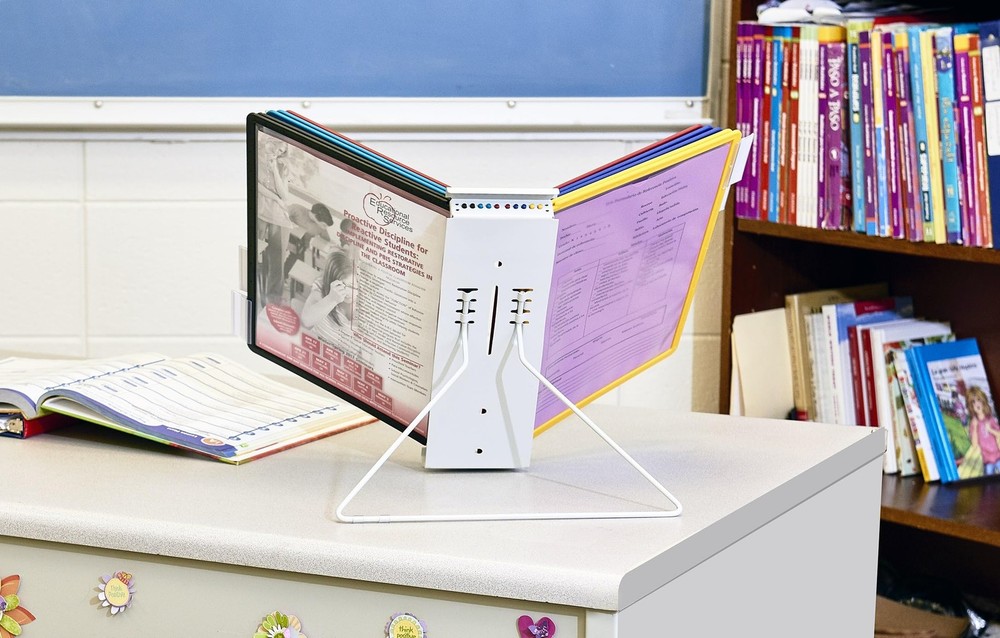 Durable Instaview20 Desktop Reference System, Letter Size, 10 Pockets