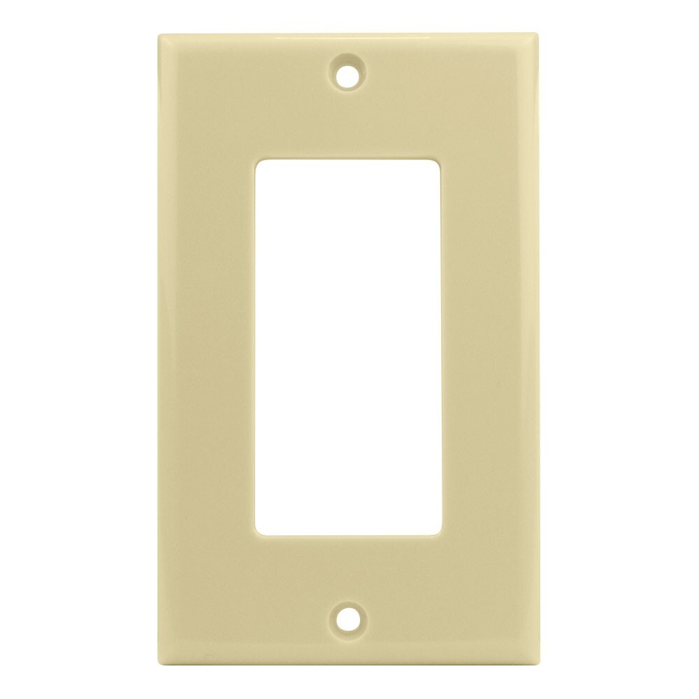 Construct Pro™ Decorative Single Gang Wall Plate (Color: Ivory)