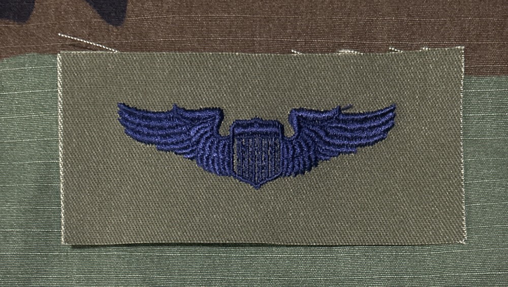 US Air Force Basic Pilot Badge BDU Sew-On USAF