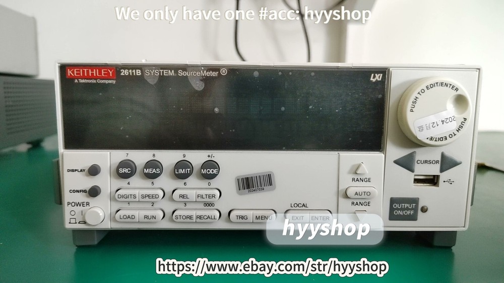 1PCS Keithley 2611B System SourceMeter  200V 10A Source Meter kei  /hyy