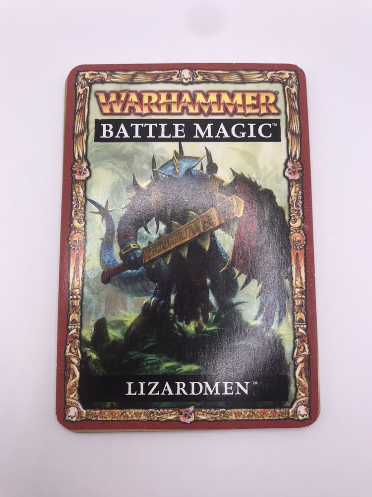Warhammer Lizardmen Battle Magic Cards Classic