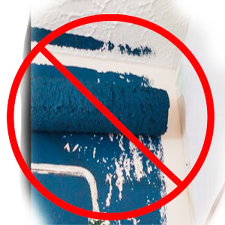 TopStop Roller Guide- paint roller tool KEEPS PAINT OFF OF CEILING! Watch video!