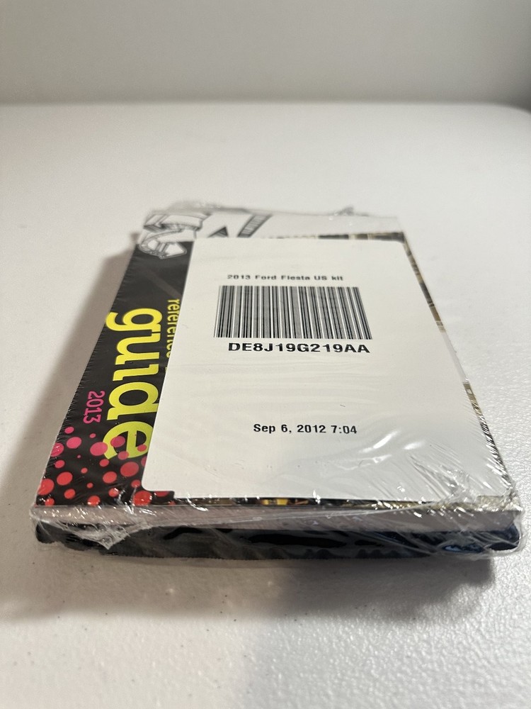 2013 Ford Fiesta Owners Manual Sealed