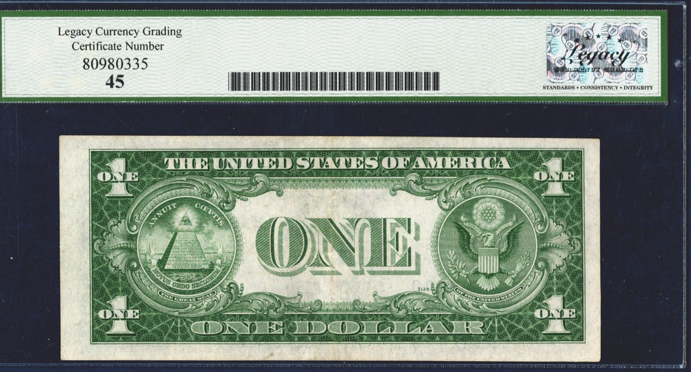 1935 A 💲1 SILVER CERTIFICATE 💸 EXPERIMENTAL (S) 💸 LEGACY 45