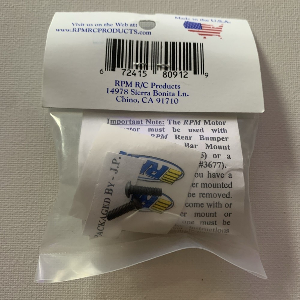 RPM Black Motor Protector 80912 NEW