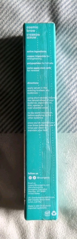 NuOrganic Cosmic Brow Eyebrow Growth Serum