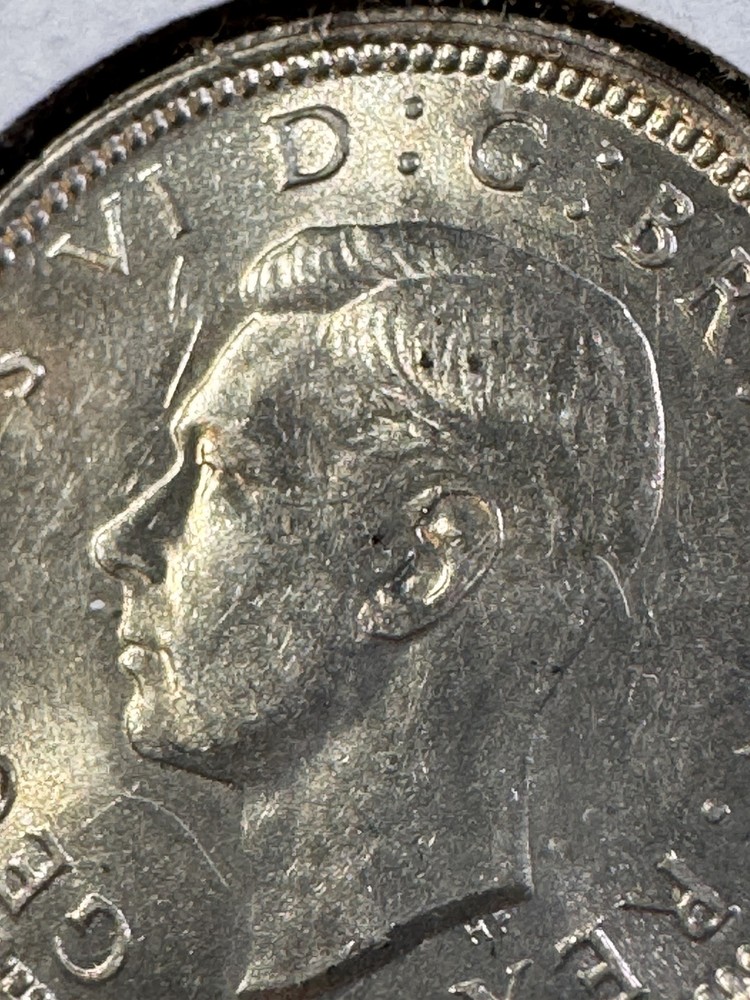 1943 Great Britain Silver 6 Pence