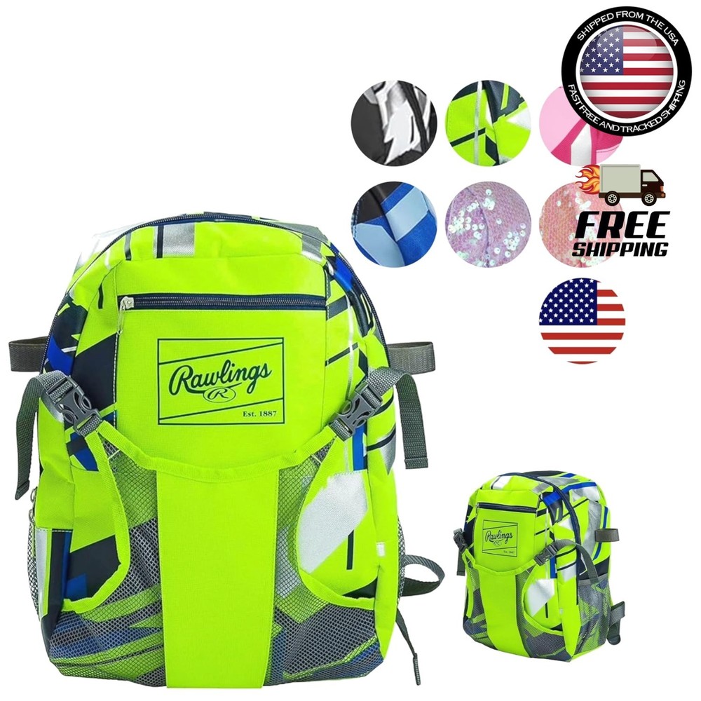 Durable REMIX T-Ball Equipment Backpack with Multiple Storage Options in Green