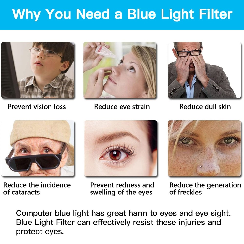 2 Pack 14 Inch Laptop Blue Light Screen Filter