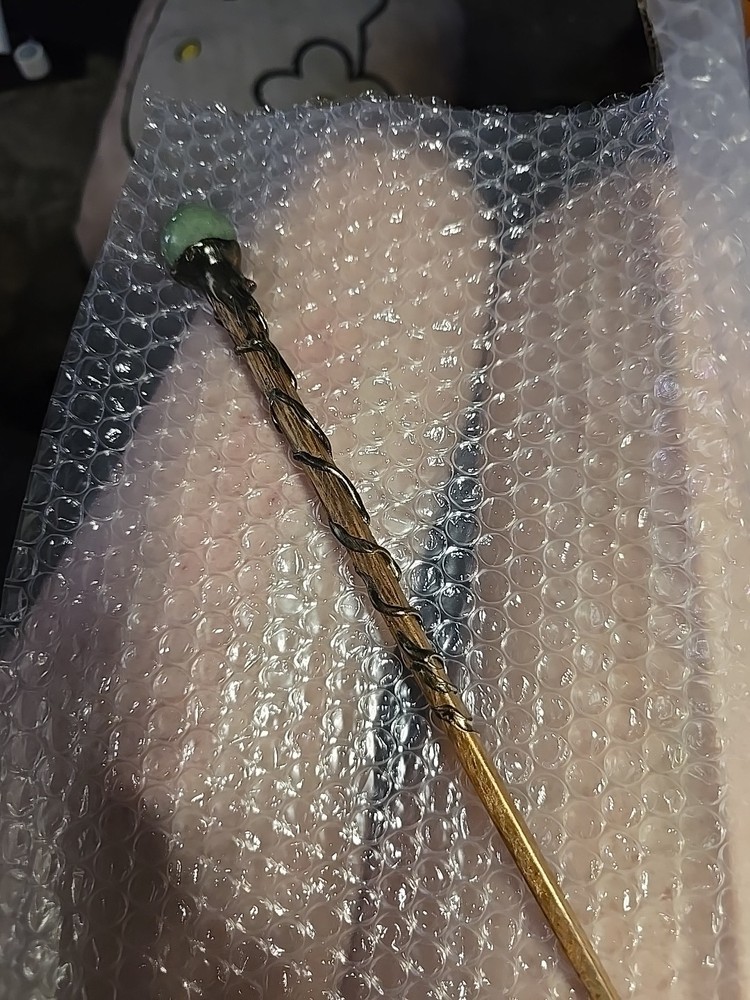 Handcrafted Jade Crystal Wand