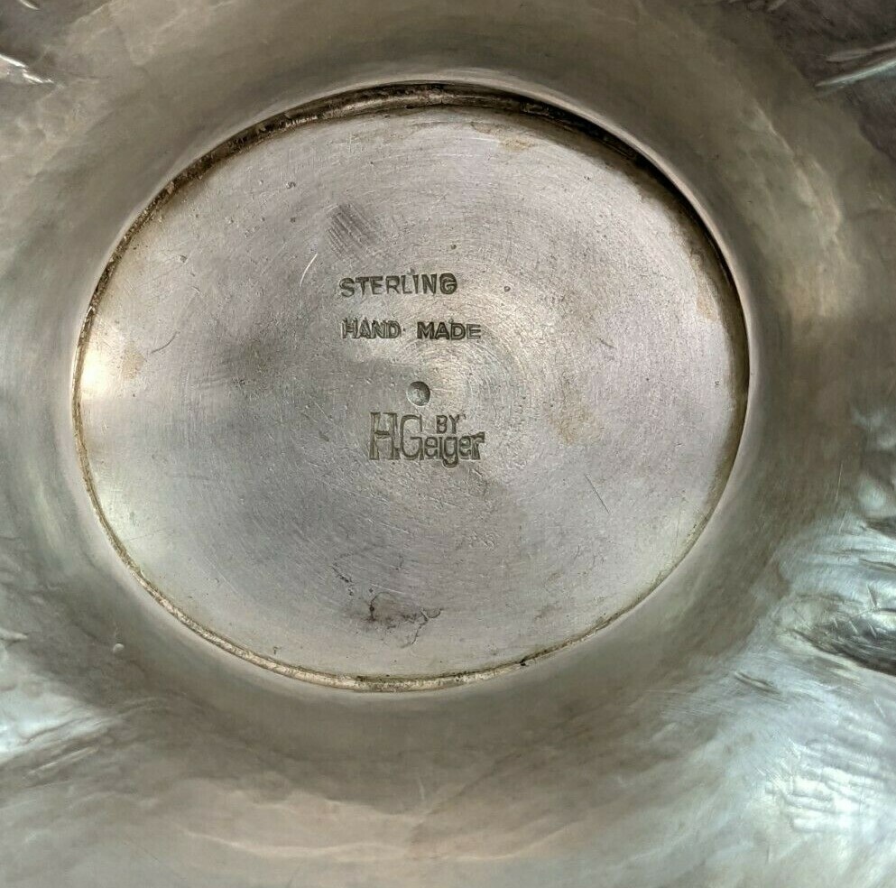 H. Geiger Handmade Sterling Silver Bowl