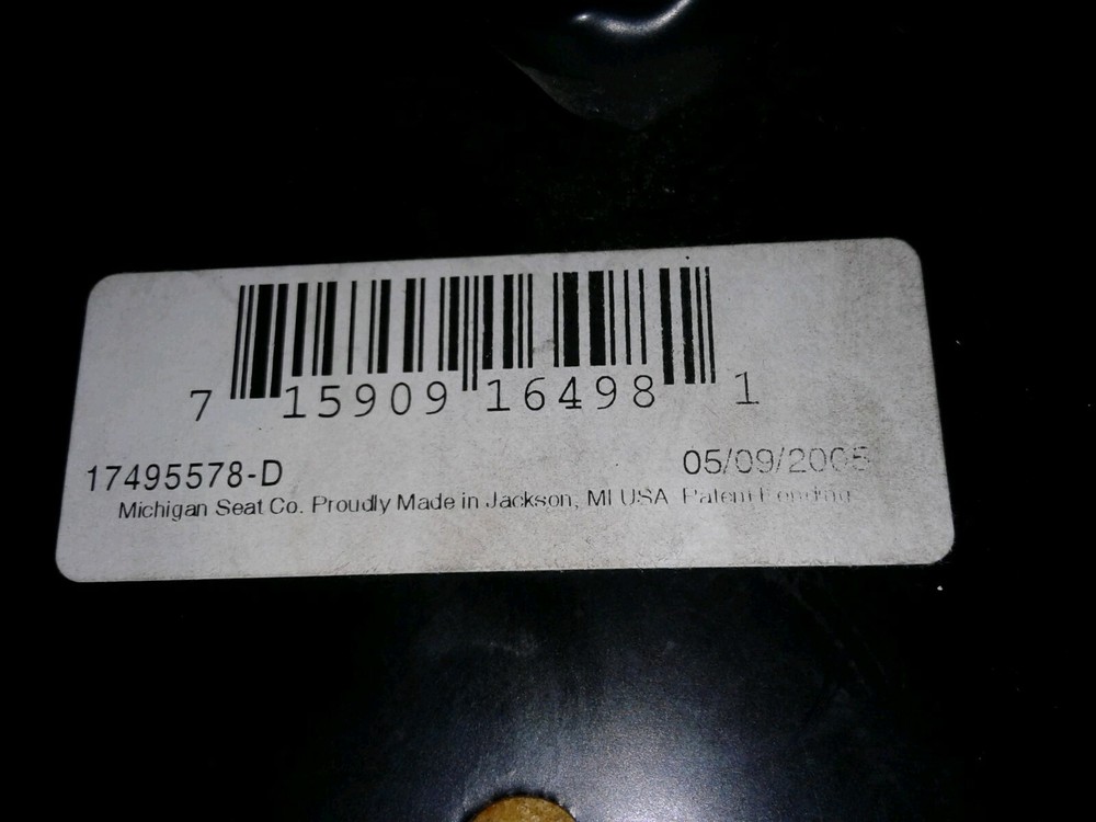 MART CART Model 02002 Seat Assembly 200-1722.