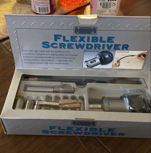 NEW 11 Piece Flexible Screwdriver Set Starcase